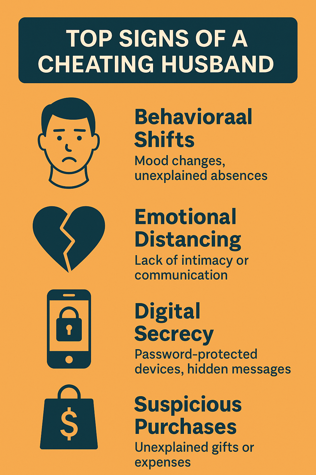 Catching a cheating husband