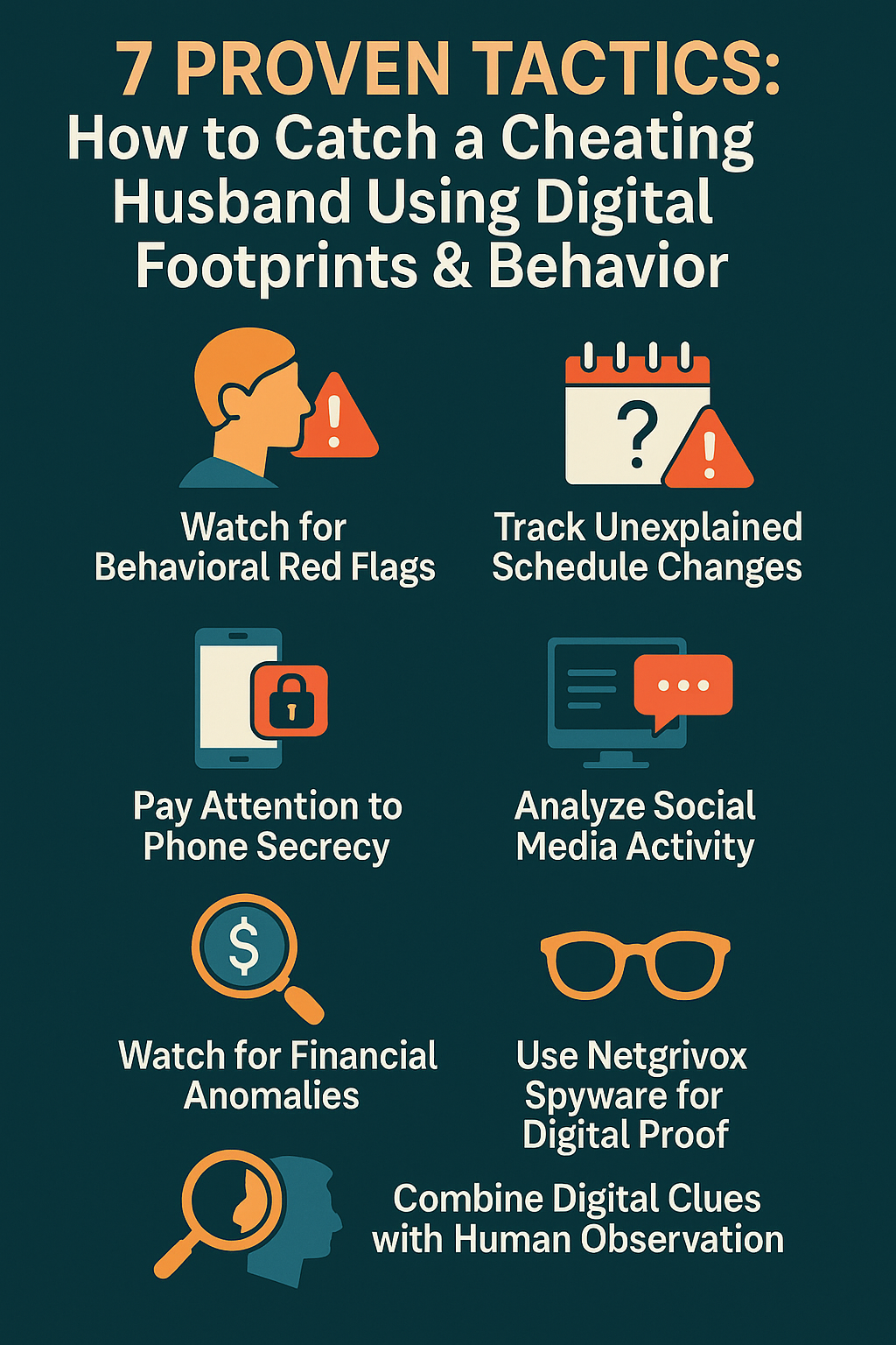 7 Proven Tactics: How to Catch a Cheating Husband Using Digital Footprints & Behavior